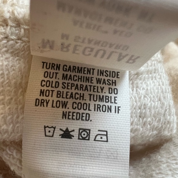 Aerie joggers cropped cream color medium size - Picture 9 of 13